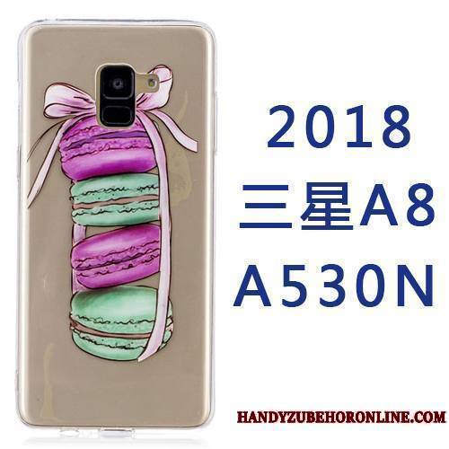 Samsung Galaxy A8 2018 Coque Tout Compris Silicone Étoile Ornements Suspendus Dessin Animé Créatif Étui