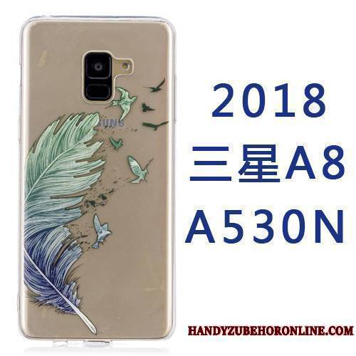 Samsung Galaxy A8 2018 Coque Tout Compris Silicone Étoile Ornements Suspendus Dessin Animé Créatif Étui