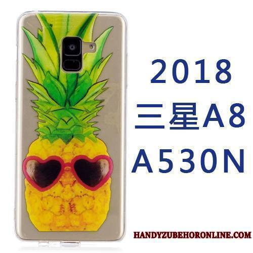 Samsung Galaxy A8 2018 Coque Tout Compris Silicone Étoile Ornements Suspendus Dessin Animé Créatif Étui