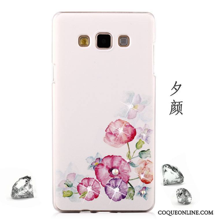 Samsung Galaxy A8 Coque Clair Mesh De Téléphone Protection Étoile Rose