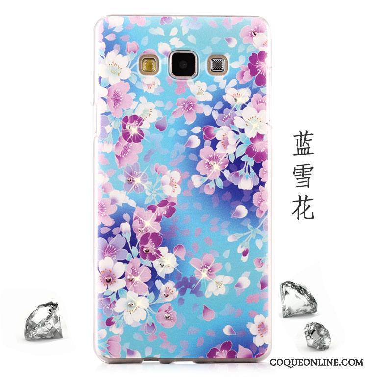 Samsung Galaxy A8 Coque Clair Mesh De Téléphone Protection Étoile Rose