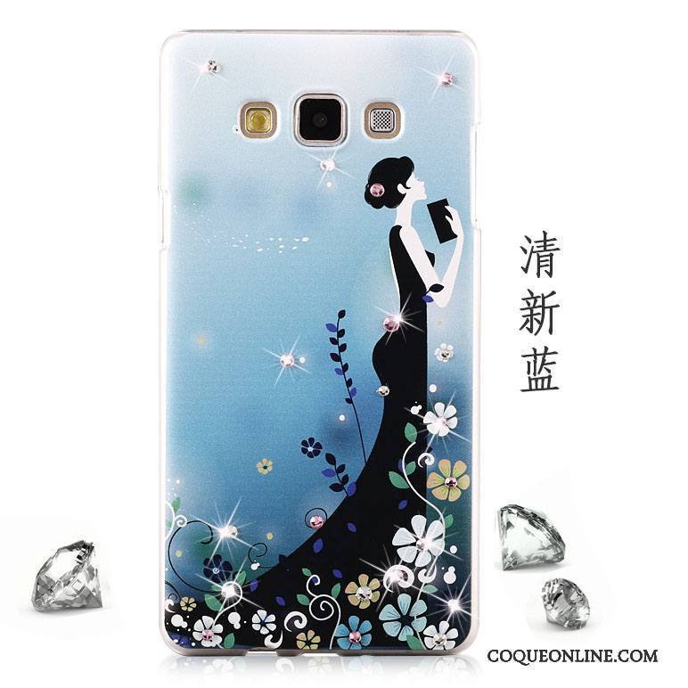 Samsung Galaxy A8 Coque Clair Mesh De Téléphone Protection Étoile Rose