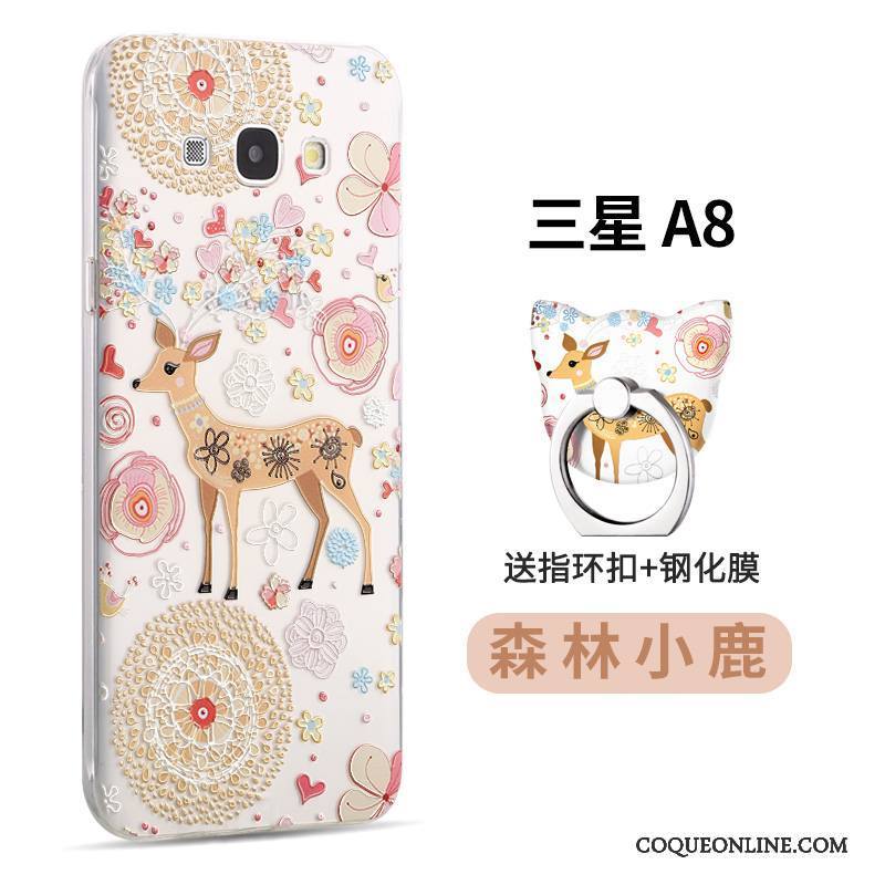 Samsung Galaxy A8 Coque De Téléphone Dessin Animé Étoile Fluide Doux Incassable Tendance Silicone