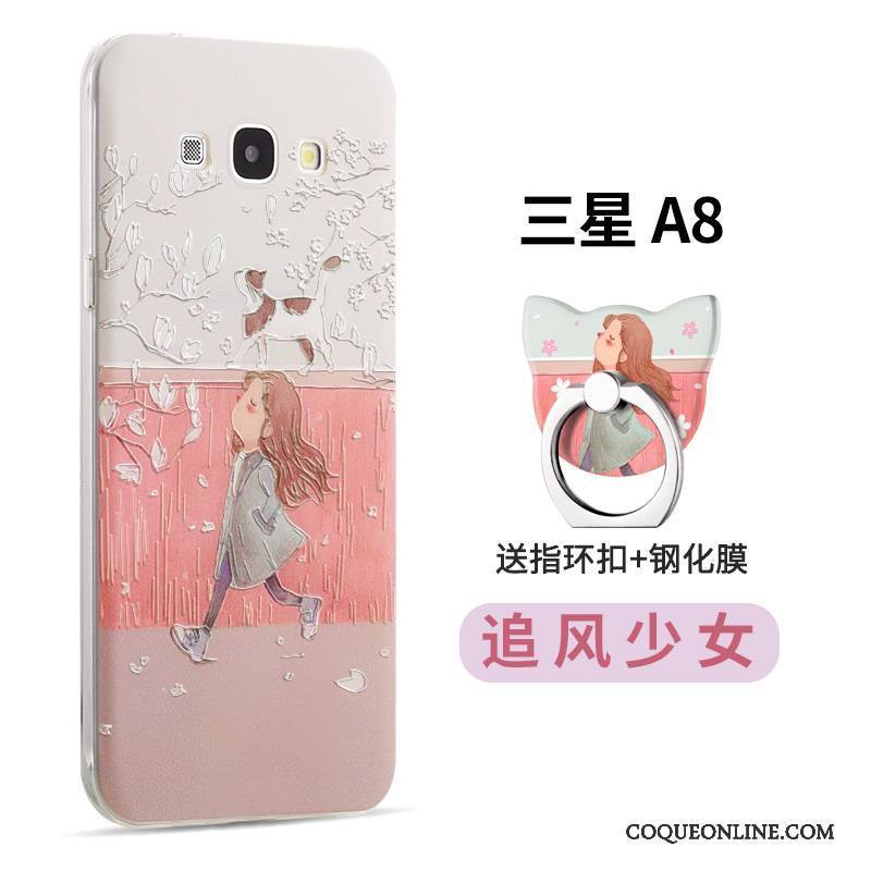 Samsung Galaxy A8 Coque De Téléphone Dessin Animé Étoile Fluide Doux Incassable Tendance Silicone