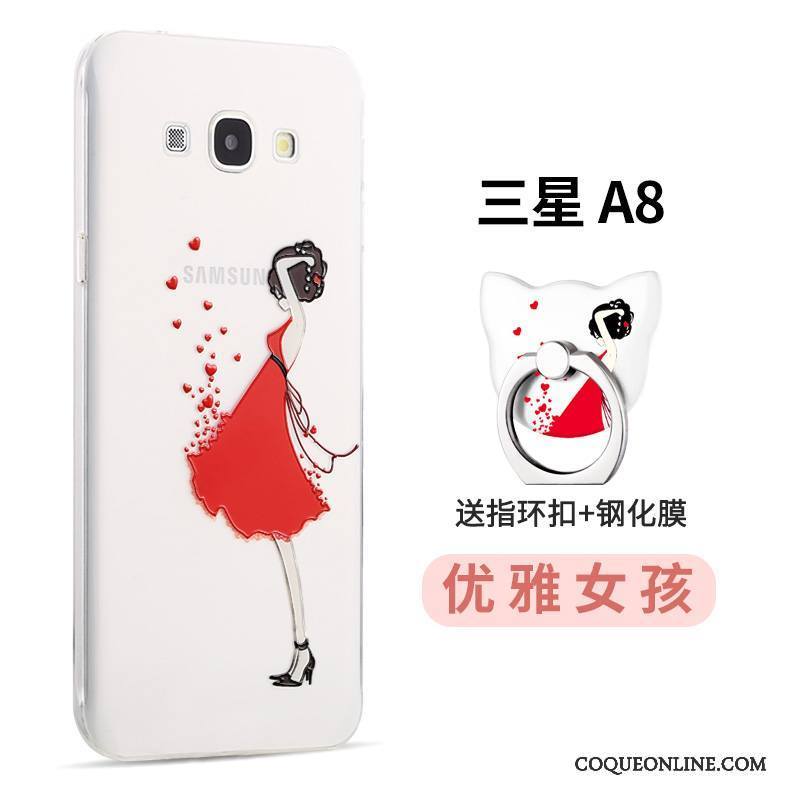 Samsung Galaxy A8 Coque De Téléphone Dessin Animé Étoile Fluide Doux Incassable Tendance Silicone