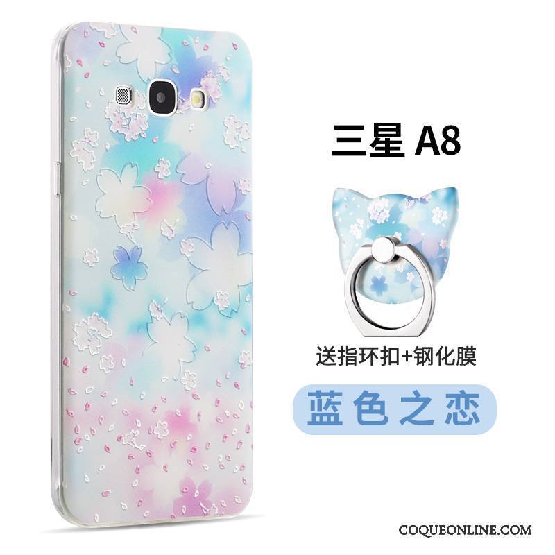 Samsung Galaxy A8 Coque De Téléphone Dessin Animé Étoile Fluide Doux Incassable Tendance Silicone