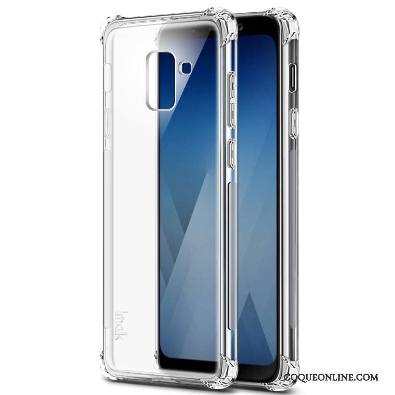 Samsung Galaxy A8+ Coque De Téléphone Fluide Doux Protection Silicone Incassable Étoile Tout Compris