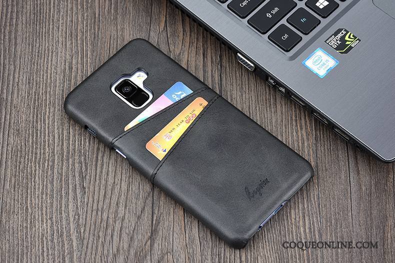 Samsung Galaxy A8 Cuir Protection Étoile Coque De Téléphone Portefeuille Étui