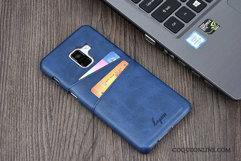 Samsung Galaxy A8 Cuir Protection Étoile Coque De Téléphone Portefeuille Étui