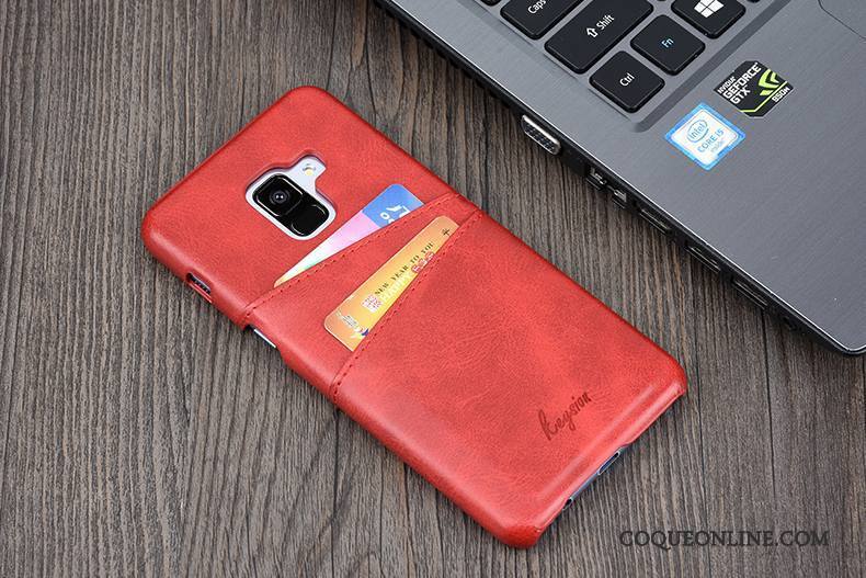 Samsung Galaxy A8 Cuir Protection Étoile Coque De Téléphone Portefeuille Étui