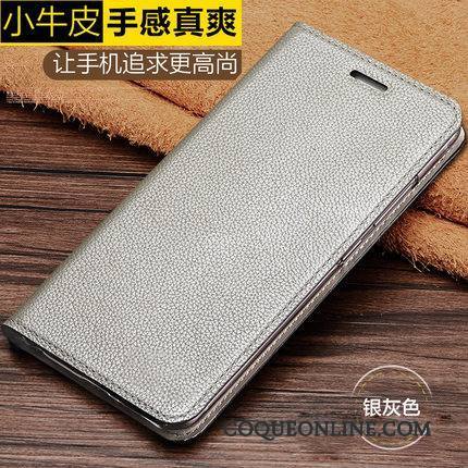 Samsung Galaxy A8+ Cuir Véritable Business Coque De Téléphone Vintage Étui Personnalisé