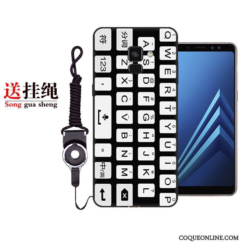 Samsung Galaxy A8+ Incassable Fluide Doux Coque De Téléphone Protection Personnalité Tout Compris Créatif
