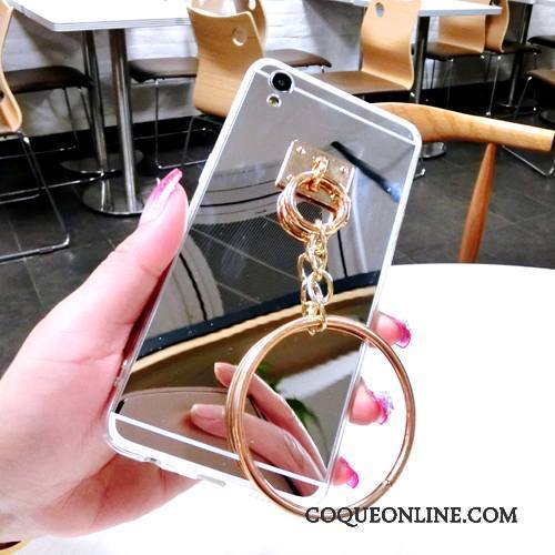 Samsung Galaxy A8 Luxe Coque De Téléphone Miroir Étoile Tendance Or Rose Support