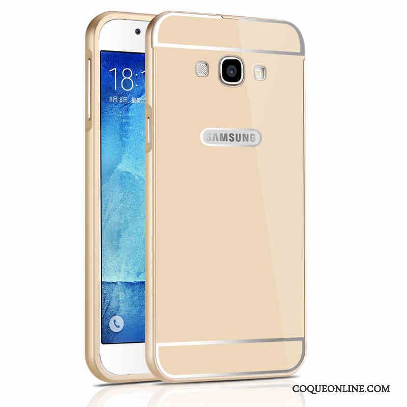 Samsung Galaxy A8 Noir Métal Coque De Téléphone Étui Border Étoile Incassable