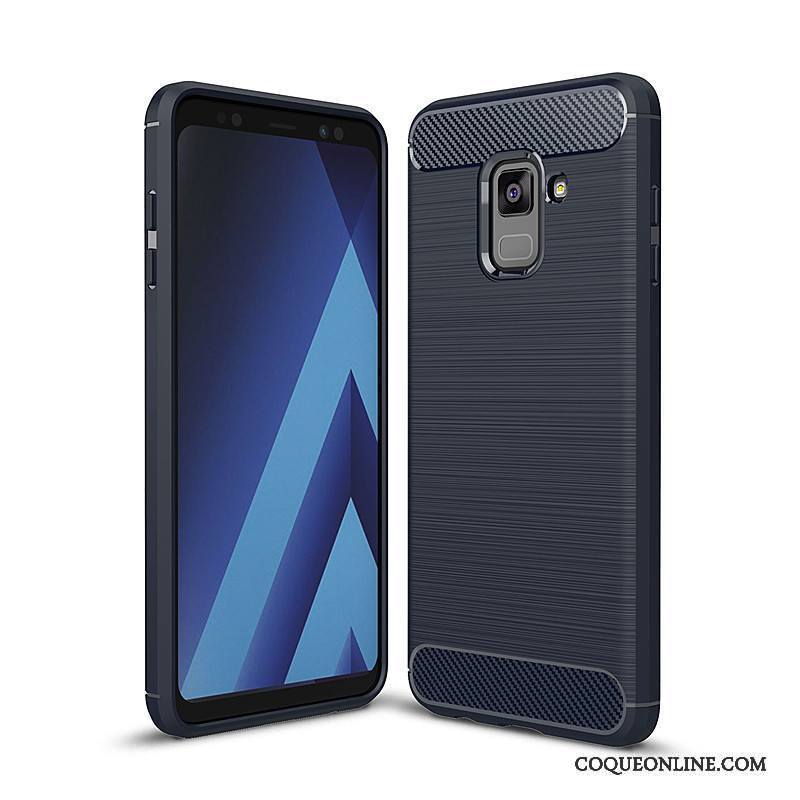 Samsung Galaxy A8+ Protection Coque Étui Fluide Doux Fibre Tout Compris Incassable