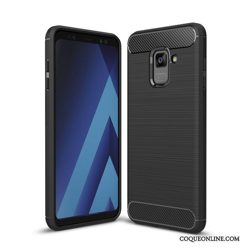 Samsung Galaxy A8+ Protection Coque Étui Fluide Doux Fibre Tout Compris Incassable