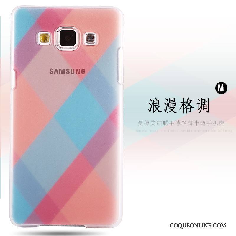 Samsung Galaxy A8 Rose Protection Étui Peinture Difficile Coque Étoile