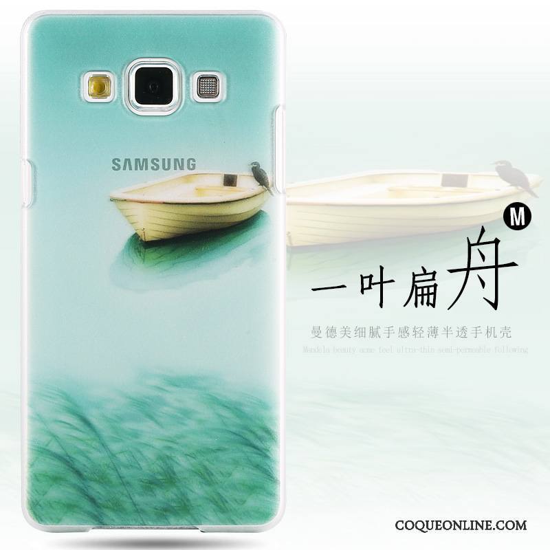 Samsung Galaxy A8 Rose Protection Étui Peinture Difficile Coque Étoile