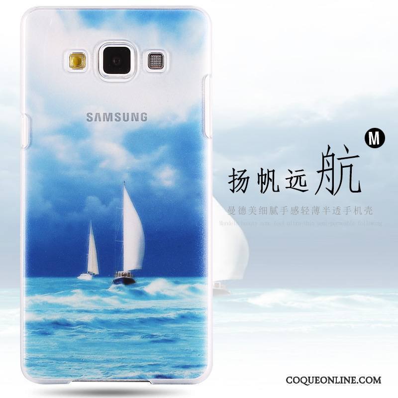 Samsung Galaxy A8 Rose Protection Étui Peinture Difficile Coque Étoile