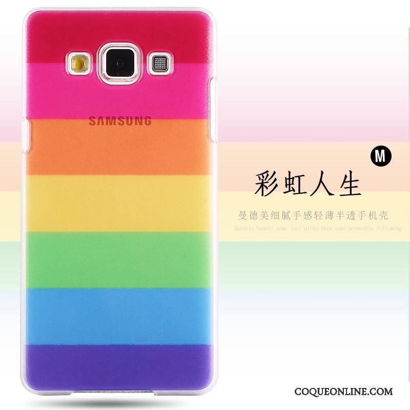 Samsung Galaxy A8 Rouge Étoile Difficile Protection Peinture Étui Coque De Téléphone