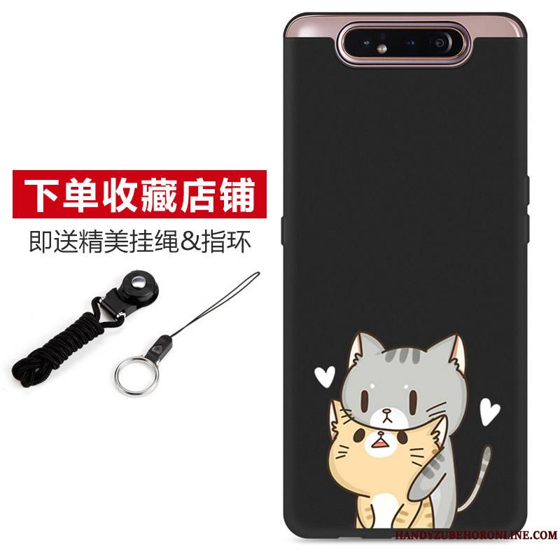 Samsung Galaxy A80 Coque Silicone Dessin Animé Charmant Délavé En Daim Étoile Fluide Doux Protection