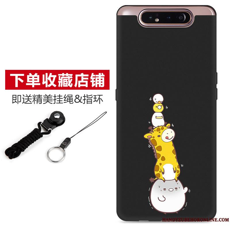 Samsung Galaxy A80 Coque Silicone Dessin Animé Charmant Délavé En Daim Étoile Fluide Doux Protection