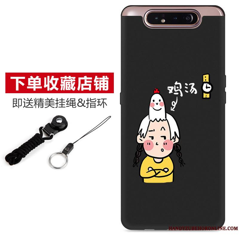 Samsung Galaxy A80 Coque Silicone Dessin Animé Charmant Délavé En Daim Étoile Fluide Doux Protection