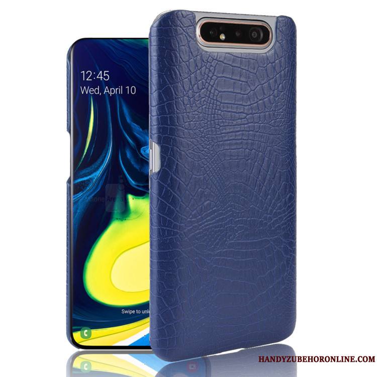 Samsung Galaxy A80 Difficile Crocodile Étui Protection Coque Étoile Modèle Fleurie