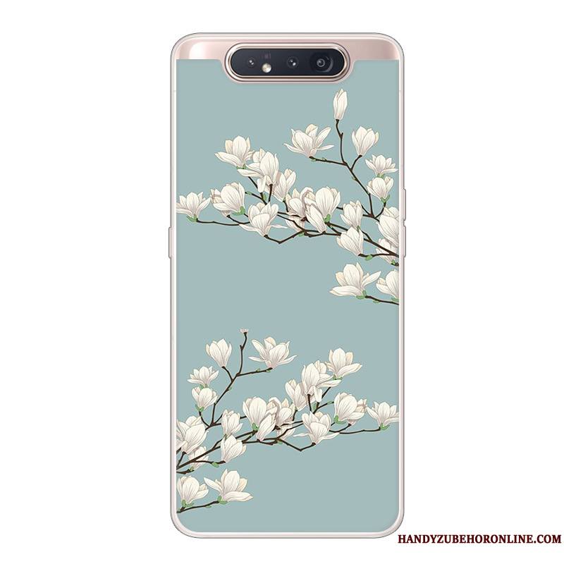 Samsung Galaxy A80 Incassable Créatif Étoile Protection Rose Étui Coque De Téléphone