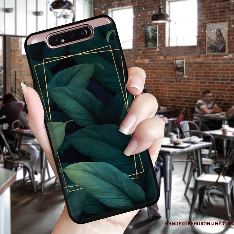 Samsung Galaxy A80 Peinte À La Main Protection Étui Fluide Doux Coque Téléphone Portable Étoile