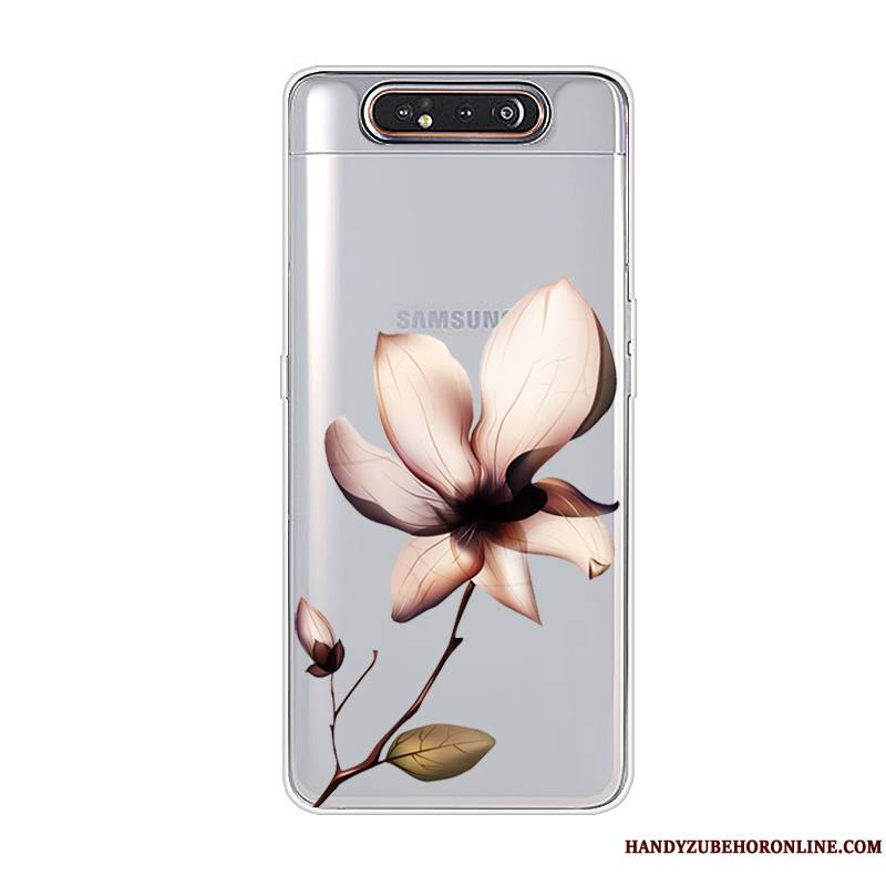 Samsung Galaxy A80 Protection Coque Dessin Animé Incassable Tout Compris Gris Tendance