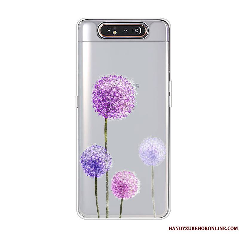 Samsung Galaxy A80 Protection Coque Dessin Animé Incassable Tout Compris Gris Tendance