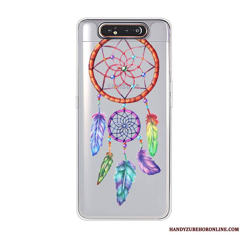 Samsung Galaxy A80 Protection Coque Dessin Animé Incassable Tout Compris Gris Tendance