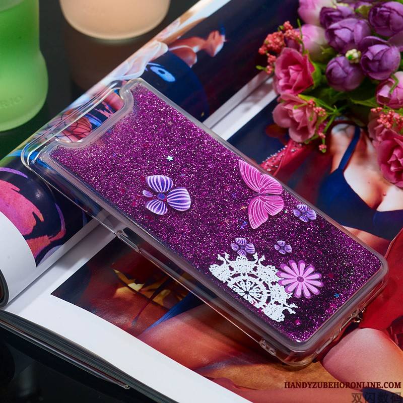 Samsung Galaxy A80 Tout Compris Coque De Téléphone Mode Violet Incassable Fluide Doux Tendance