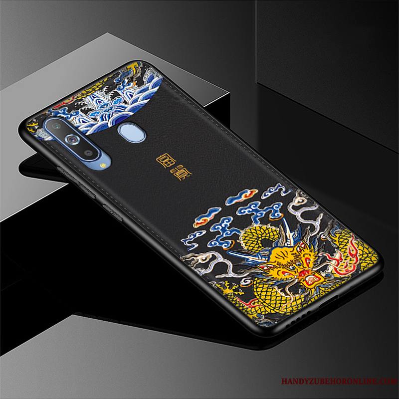 Samsung Galaxy A8s Coque De Téléphone Gaufrage Tendance Tout Compris Gris Amoureux Étoile