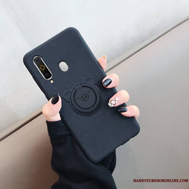 Samsung Galaxy A8s Coque De Téléphone Tendance Noir Fluide Doux Étoile Tout Compris Personnalité