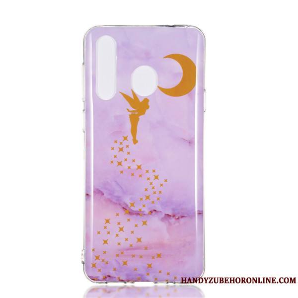 Samsung Galaxy A8s Tendance Dessin Animé Protection Violet Coque De Téléphone Étoile Grand