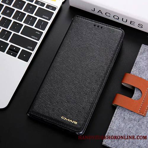 Samsung Galaxy A8s Étui En Cuir Étoile Protection Coque De Téléphone Housse Incassable Or