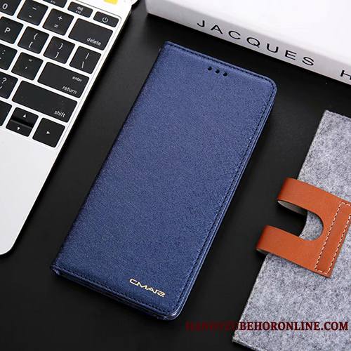 Samsung Galaxy A8s Étui En Cuir Étoile Protection Coque De Téléphone Housse Incassable Or