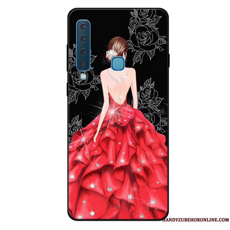 Samsung Galaxy A9 2018 Coque Incassable Personnalisé Bleu Frais Étoile Tout Compris Silicone