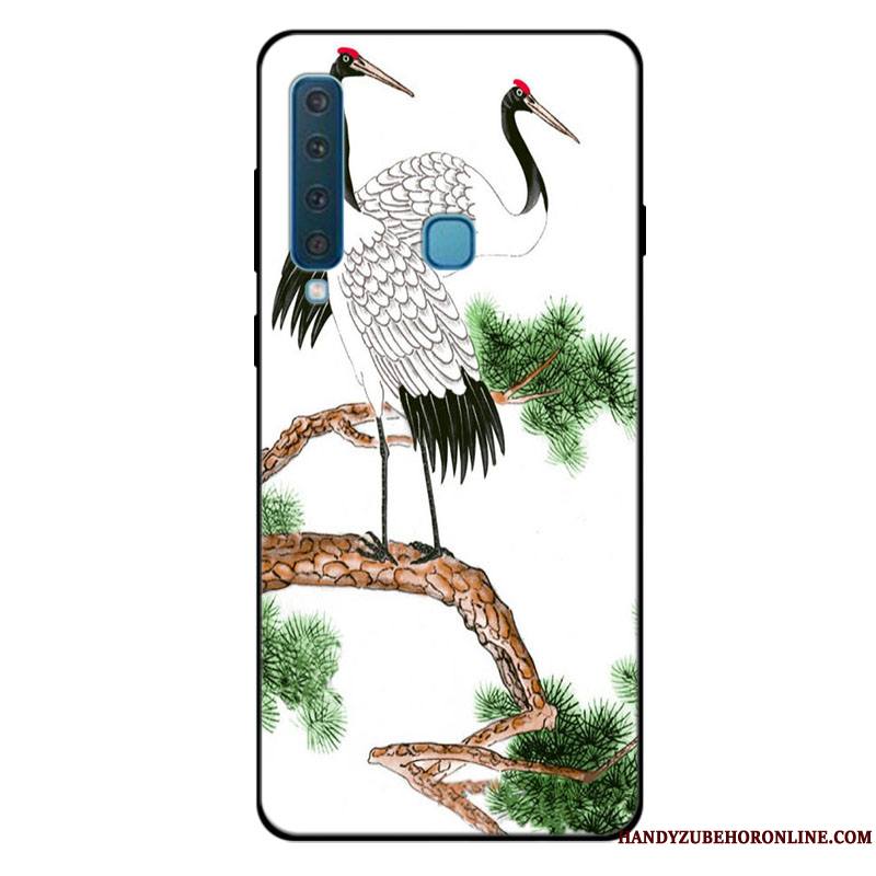 Samsung Galaxy A9 2018 Coque Incassable Personnalisé Bleu Frais Étoile Tout Compris Silicone