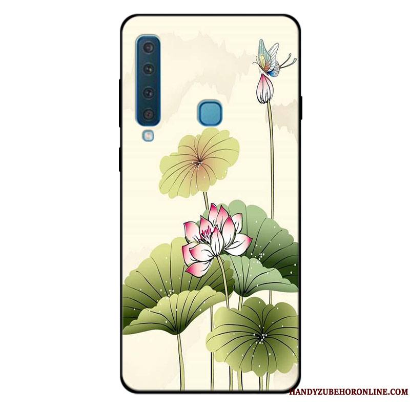 Samsung Galaxy A9 2018 Coque Incassable Personnalisé Bleu Frais Étoile Tout Compris Silicone