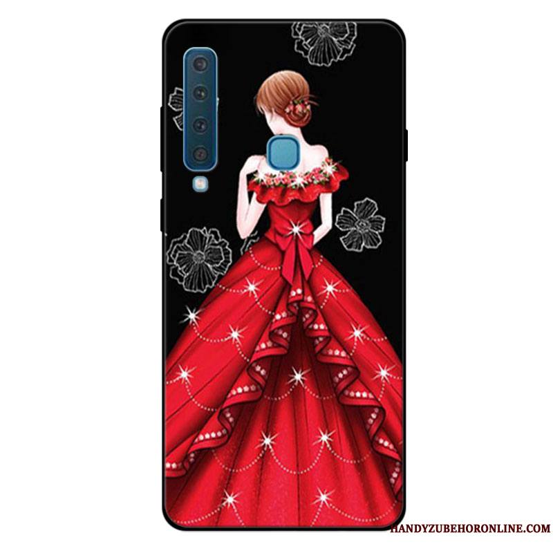 Samsung Galaxy A9 2018 Coque Incassable Personnalisé Bleu Frais Étoile Tout Compris Silicone