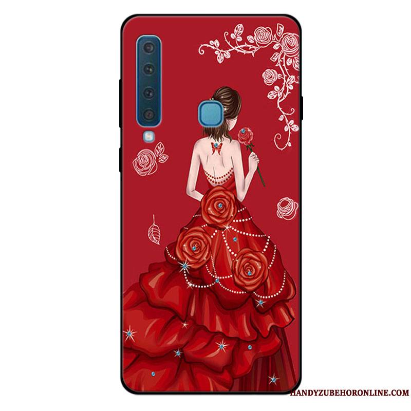 Samsung Galaxy A9 2018 Coque Incassable Personnalisé Bleu Frais Étoile Tout Compris Silicone