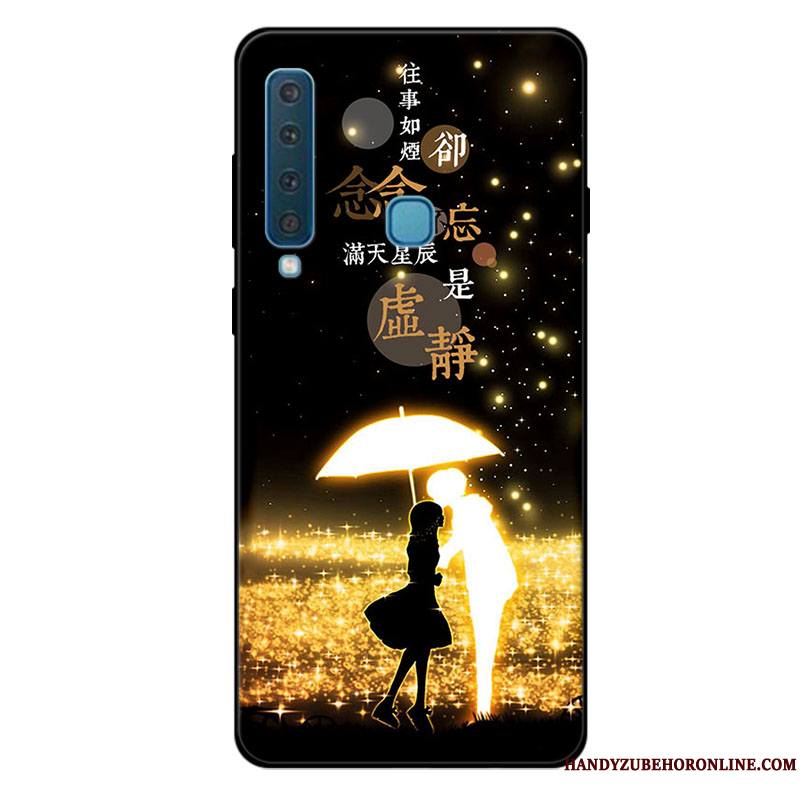 Samsung Galaxy A9 2018 Coque Incassable Personnalisé Bleu Frais Étoile Tout Compris Silicone