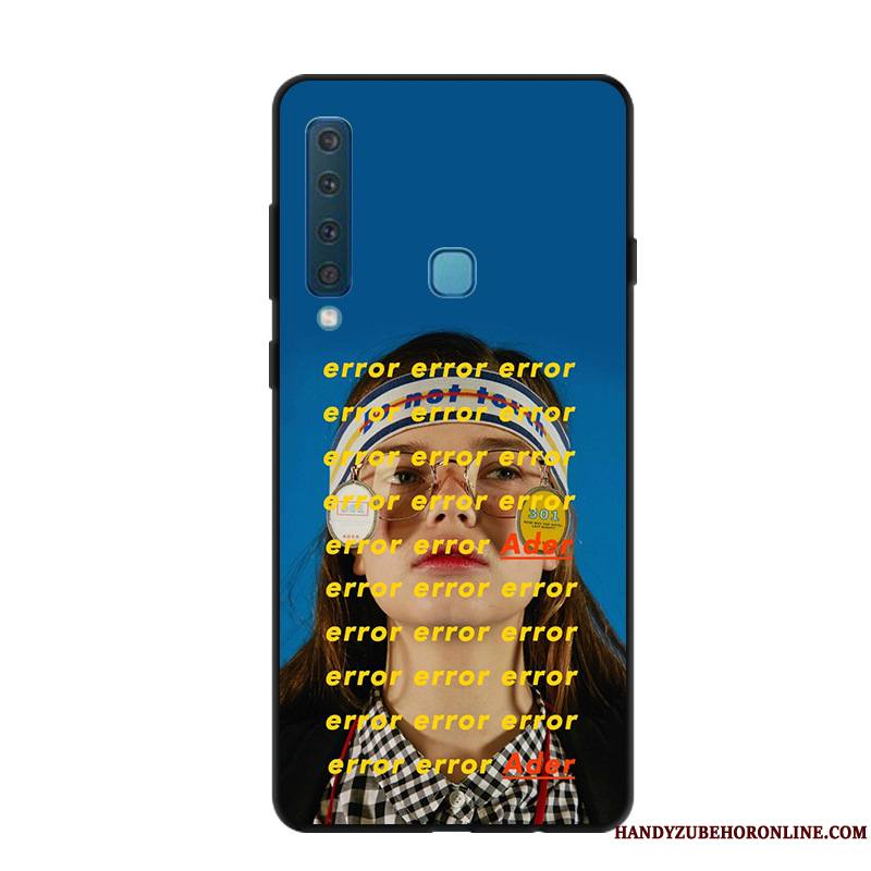 Samsung Galaxy A9 2018 Étui Marque De Tendance Incassable Coque De Téléphone Étoile Protection Délavé En Daim