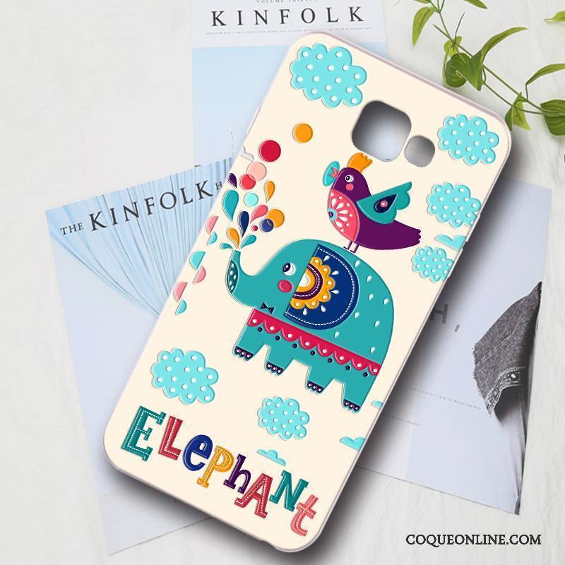 Samsung Galaxy A9 Coque Personnalité Incassable Étui Créatif Nouveau Dessin Animé Difficile