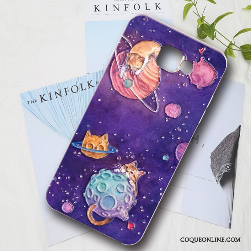 Samsung Galaxy A9 Coque Personnalité Incassable Étui Créatif Nouveau Dessin Animé Difficile