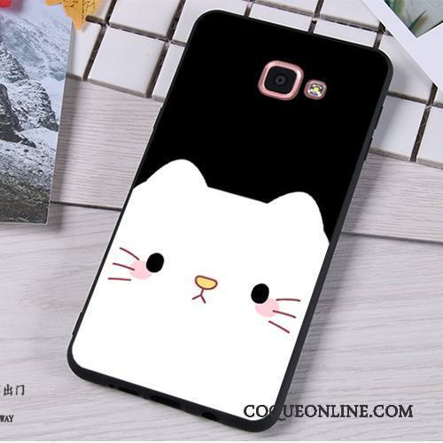 Samsung Galaxy A9 Dessin Animé Haute Incassable Étoile Coque De Téléphone Noir Étui