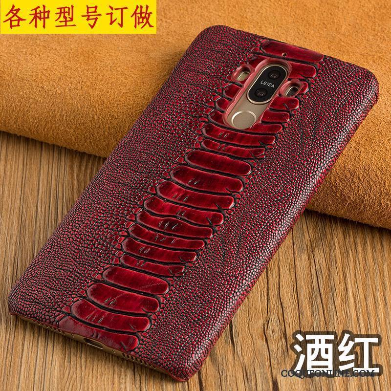 Samsung Galaxy A9 Légère Incassable Protection Marron Coque Couvercle Arrière Étui En Cuir